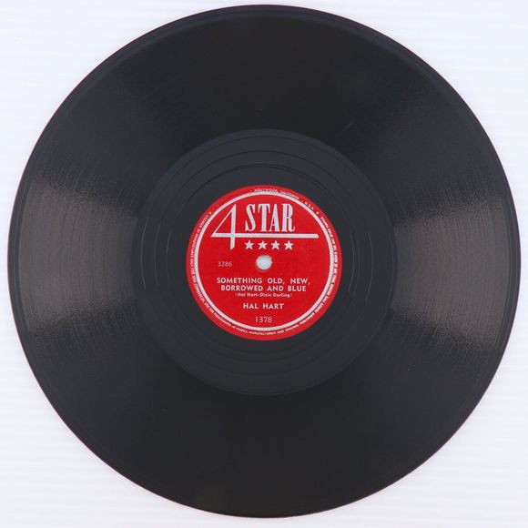 Hal Hart-Something Old, New Borrowed & Blue/Tie A String 1949 78 rpm Record 1378 - Picture 2 of 16